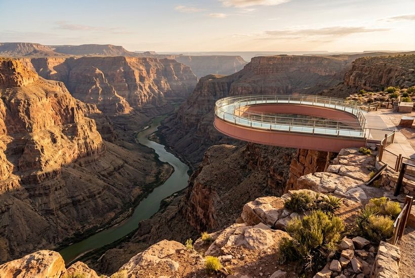 Grand Canyon West Rim with the Hoover Dam and Skywalk